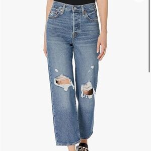 Levi’s Ribcage Straight Ankle Denim, Size 29